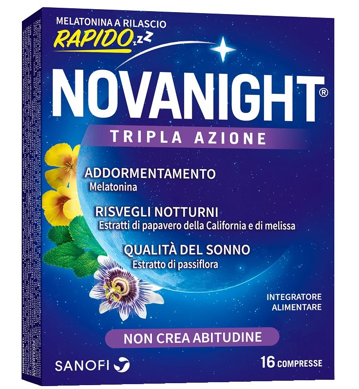 NOVANIGHT 16 COMPRESSE RILASCIO RAPIDO