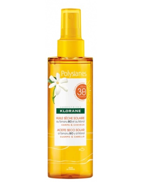 KLORANE OLIO SECCO SOLARE SPF 30 CORPO/CAPELLI 200 ML