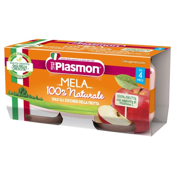 OMOG PLASMON MELA 2X80GR S/G OMOG PLASMON MELA 2X80GR S/G