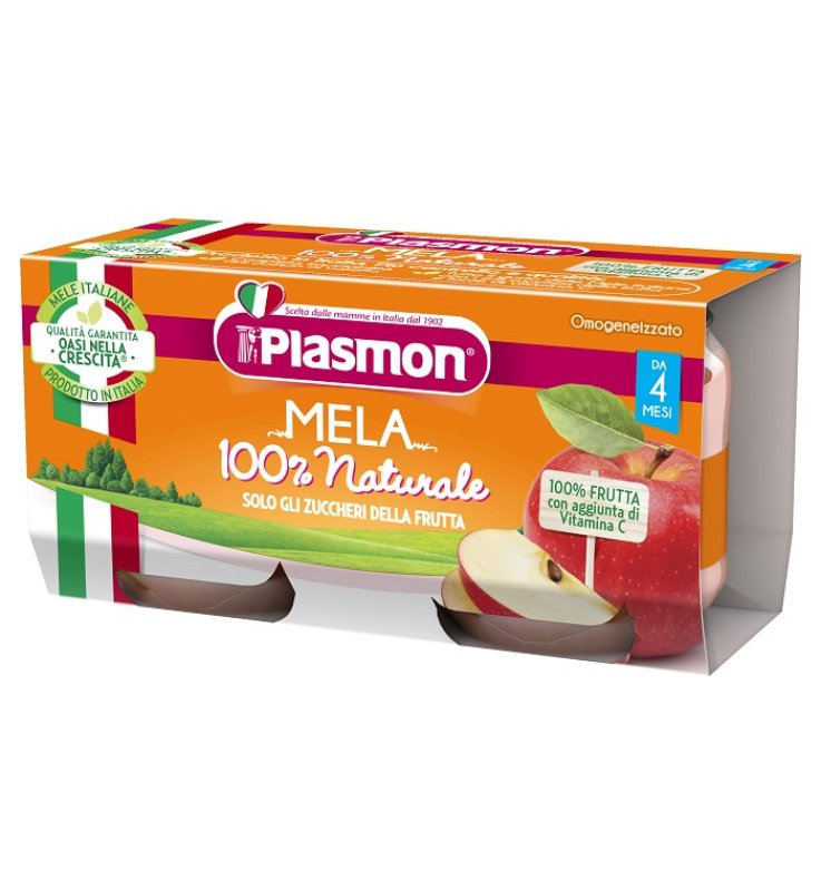 OMOG PLASMON MELA 2X80GR S/G