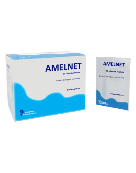 GARZE AMELNET OFTALMICHE MONOUSO 30 SALVIETTE