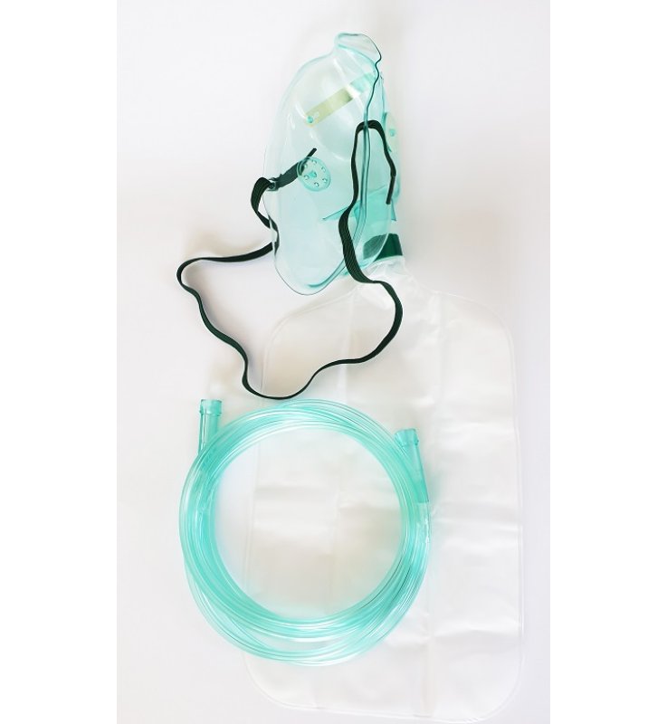 MASCHERA PER OSSIGENO CON RESERVOIR