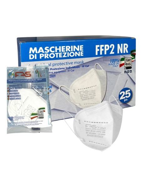 FAS MEDICAL MASCHERINA M20 FFP2 BIANCO 50 PEZZI