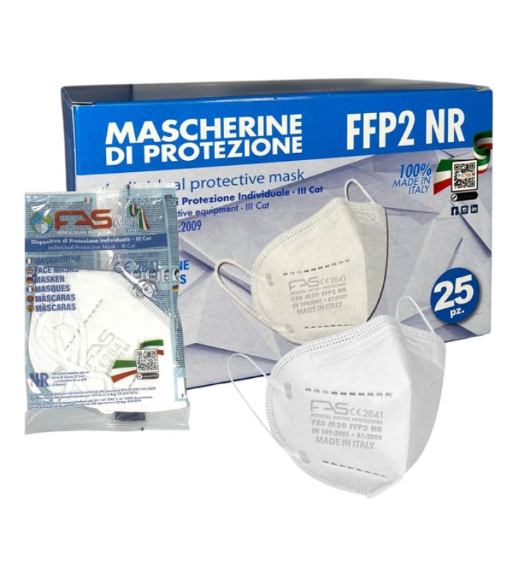 FAS MEDICAL MASCHERINA M20 FFP2 BIANCO 1 PEZZO