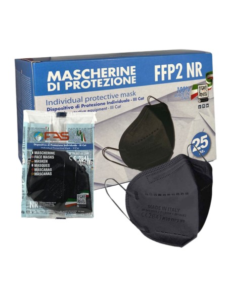 FAS MEDICAL MASCHERINA M20 FFP2 NERO 1 PEZZO