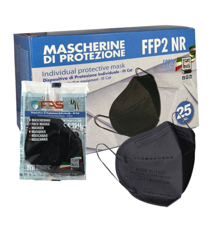 FAS MEDICAL MASCHERINA M20 FFP2 NERO 1 PEZZO