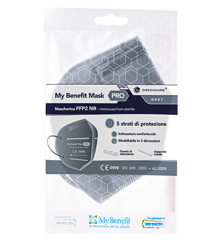 MY BENEFIT Mask FFP2 Grigio1pz