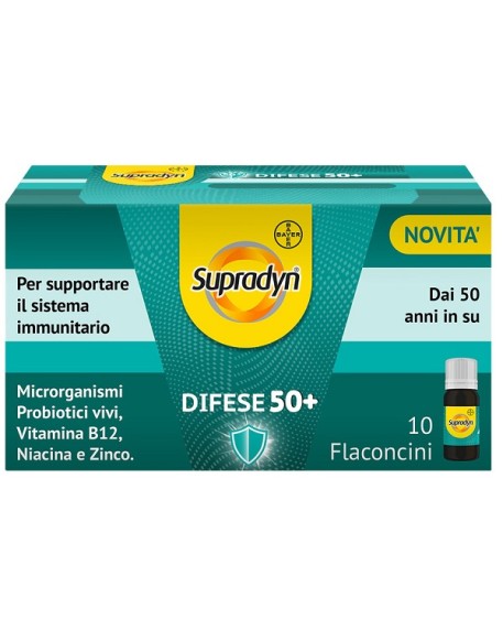 SUPRADYN DIFESE 50+ 10 FLACONCINI 10 ML