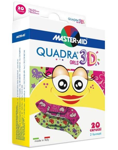 QUADRA CER 3D GIRL 20PZ ASSORT