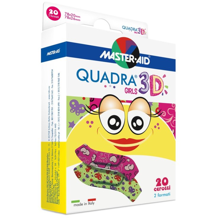 QUADRA CER 3D GIRL 20PZ ASSORT QUADRA CER 3D GIRL 20PZ ASSORT