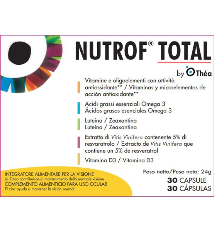 NUTROF TOTAL 30CPS