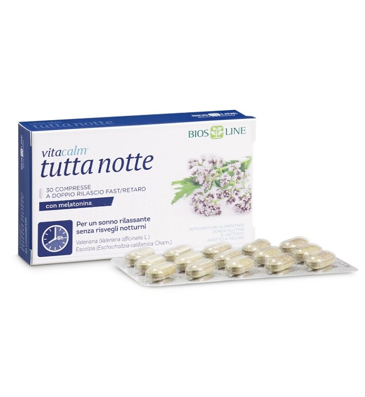 VITACALM TUTTA NOTTE CON MELATONINA 30 COMPRESSE