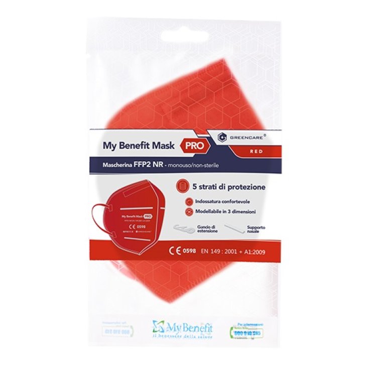 MY BENEFIT Mask FFP2 Rossa 1pz MY BENEFIT Mask FFP2 Rossa 1pz