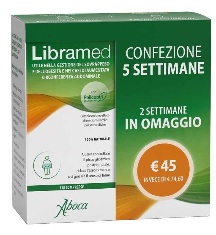 LIBRAMED TRATTAMENTO 5 SETTIMANE 138 + 84 COMPRESSE LIBRAMED TRATTAMENTO 5 SETTIMANE 138 + 84 COMPRESSE