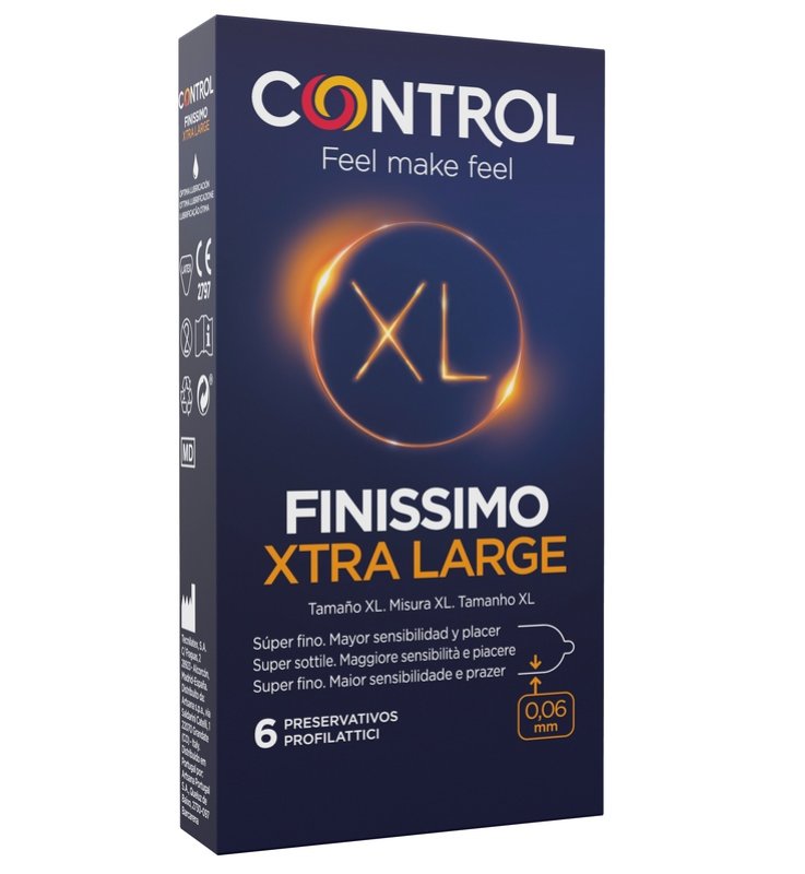 CONTROL FINISSIMO ORIGINAL XL 6 PEZZI