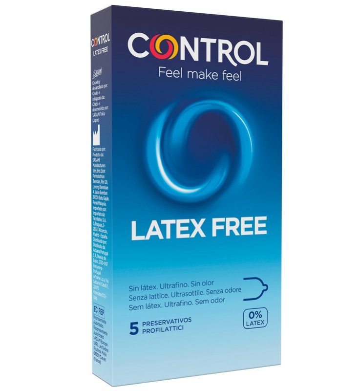 CONTROL NEW LATEX FREE 5 PEZZI