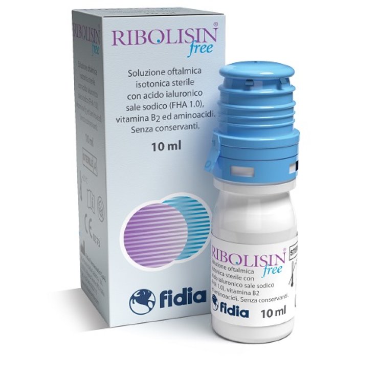 COLLIRIO SOLUZIONE OFTALMICA RIBOLISIN FREE 10 ML COLLIRIO SOLUZIONE OFTALMICA RIBOLISIN FREE 10 ML