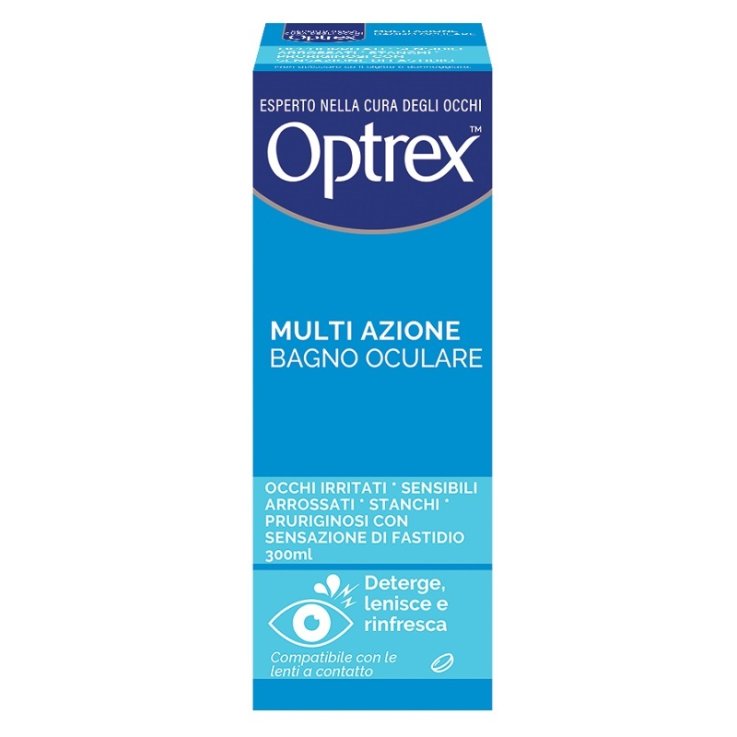 OPTREX MULTI AZIONE BAGNO OCULARE 300ML + OCCHIERA FLESSIBILE OPTREX MULTI AZIONE BAGNO OCULARE 300ML + OCCHIERA FLESSIBILE