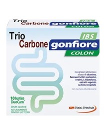 TRIOCARBONE GONFIORE IBS 10 BUSTE DUOCAM DA 2 G + 1,5 G