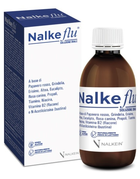 NALKEFLU SOLUZIONE ORALE 200 ML + 1  BUSTINA DA 2,5 G