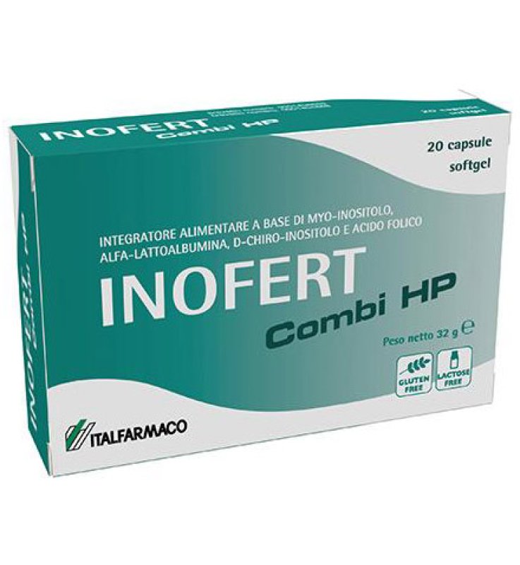 Inofert Combi HP | Myo-Inositolo D-Chiro-Inositolo PCOS Sovrappeso 20CPS