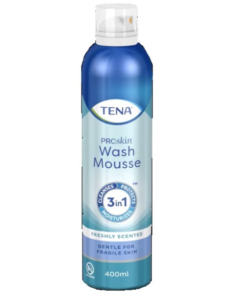 TENA WASH MOUSSE DETERGENTE 400 ML