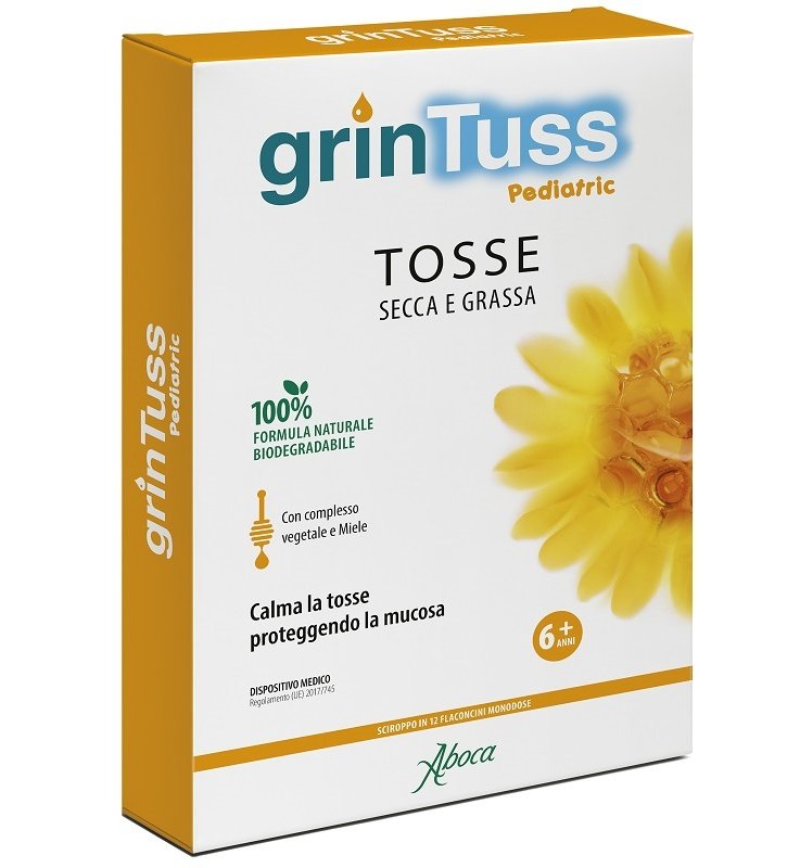 GRINTUSS PEDIATRIC SCIROPPO 12 FLACONCINI
