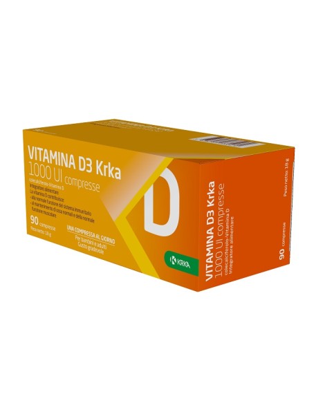 VITAMINA D3 KRKA 1000 UI 90CPR