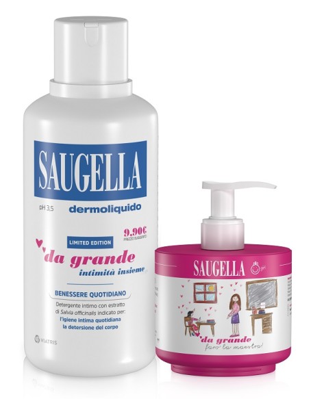 SAUGELLA DA GRANDE BUNDLE DERMOLIQUIDO 500 ML + GIRL 150 MLIN OMAGGIO