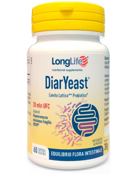 LONGLIFE DIARYEAST 60CPS VEG