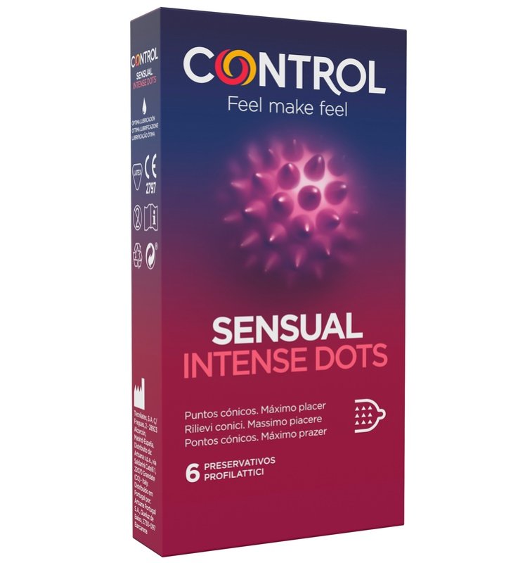 CONTROL*Sensual Inten.Dots 6pz