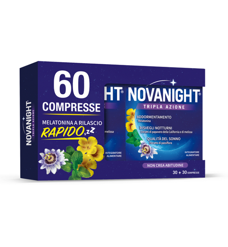 NOVANIGHT BIPACCO 30 + 30 COMPRESSE NEW