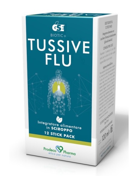 GSE TUSSIVE FLU 12STICK 10ML S/G