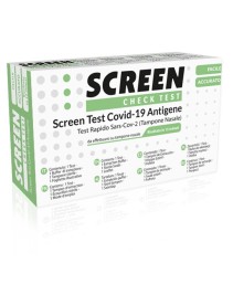 SCREEN TEST AUTODIAGNOSTICO ANTIGENICO RAPIDO COVID-19 SARS-COV-2 TAMPONI NASALI SELFTEST COVID TEST ANTIGENE SCREEN