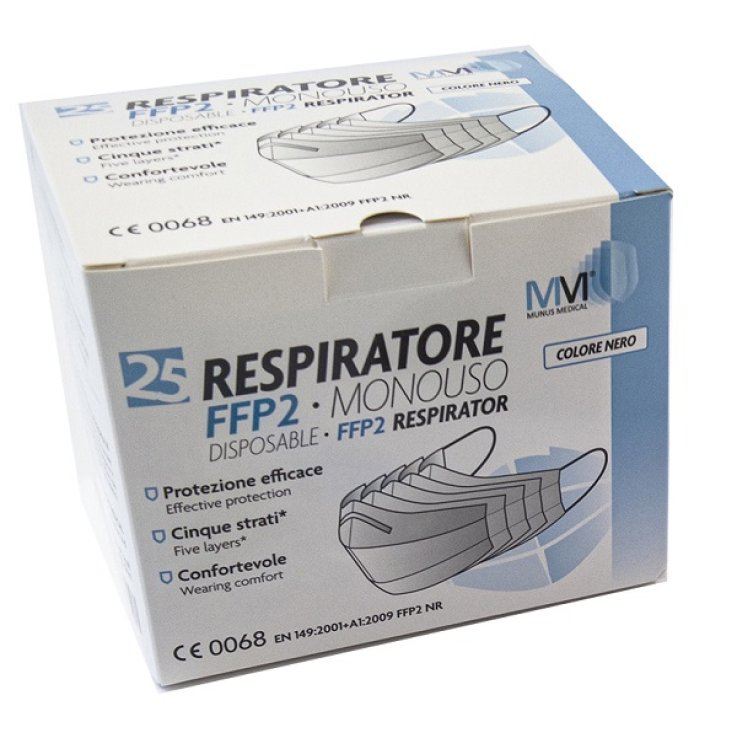 MUNUSMED Resp.FFP2 Nera 25pz MUNUSMED Resp.FFP2 Nera 25pz