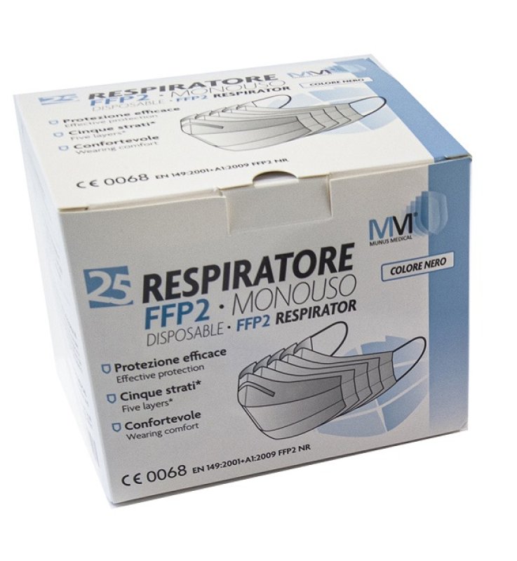 MUNUSMED Resp.FFP2 Nera 25pz MUNUSMED Resp.FFP2 Nera 25pz