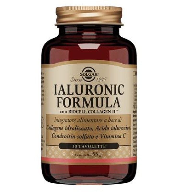 Solgar Ialuronic Formula Confezione 30 Tavolette