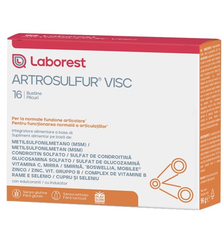 ARTROSULFUR VISC 16 BUSTINE DA 6 G