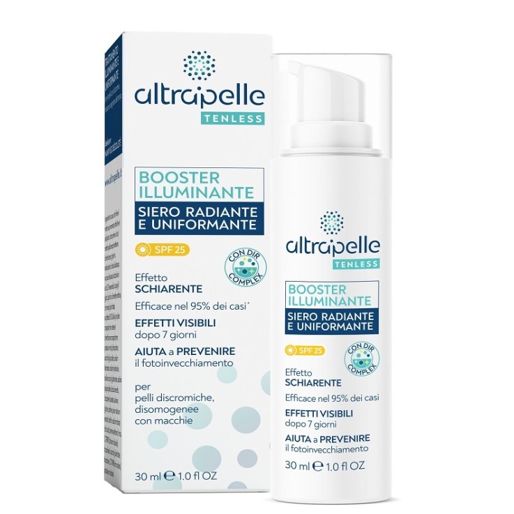 ALTRAPELLE TENLESS BOOSTER ILLUMINANTE SIERO RADIANTE UNIFORMANTE 30 ML ALTRAPELLE TENLESS BOOSTER ILLUMINANTE SIERO RADIANTE UNIFORMANTE 30 ML