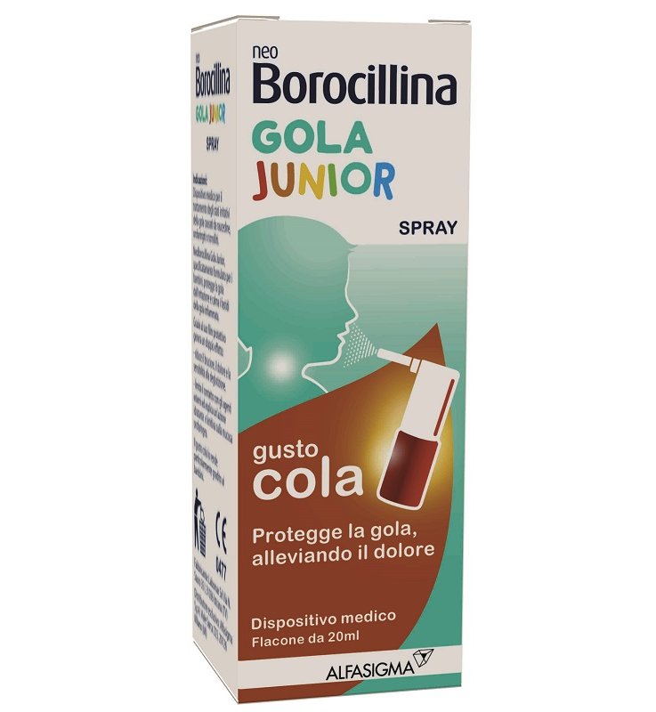 NEOBOROCILLINA GOLA JUNIOR SPRAY 20 ML COLA