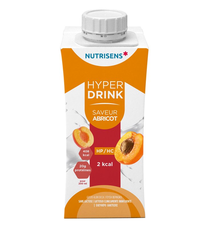 HYPERDRINK 2KCAL ALBICOCC. 4X200