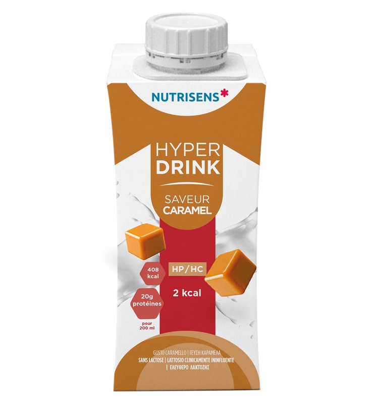 HYPERDRINK 2KCAL CARAM. 4X200ML
