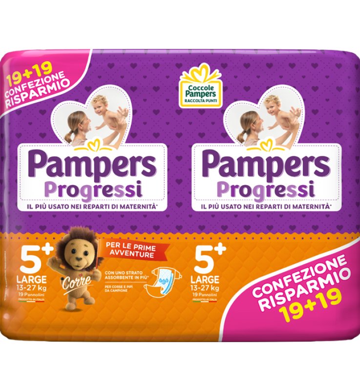 PAMPERS PROGRESSI LARG 38PZ 0245