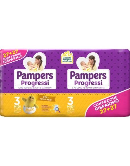 PAMPERS PROGRESSI MIDI 54PZ 0239