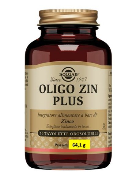 OLIGO ZIN PLUS 100TAV SOLGAR