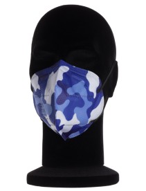 MYMASK PRO MASCHERINA FFP2 TIPO IIR CAMO BLU 10 PEZZI