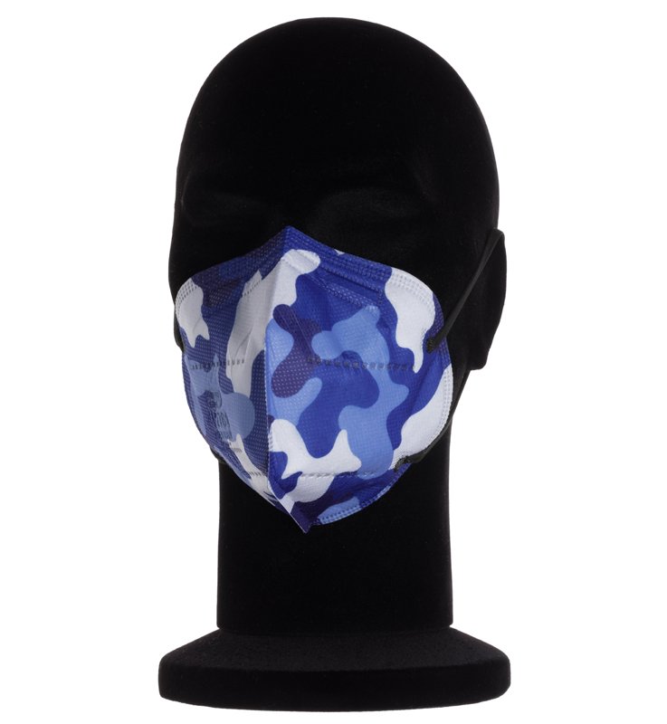 MYMASK PRO MASCHERINA FFP2 TIPO IIR CAMO BLU 10 PEZZI