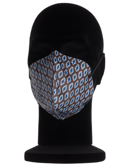 MYMASK PRO MASCHERINA FFP2 TIPO IIR ROMBI MULTI 10 PEZZI