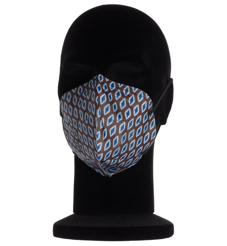 MYMASK PRO MASCHERINA FFP2 TIPO IIR ROMBI MULTI 10 PEZZI