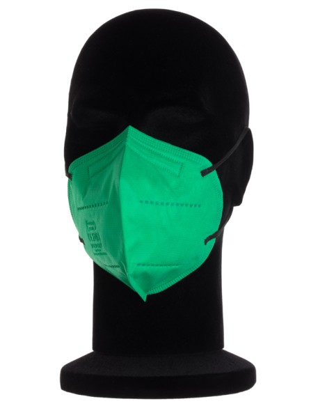 MYMASK PRO MASCHERINA FFP2 TIPO IIR VERDE 10 PEZZI